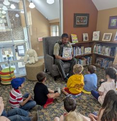 Sheriff Zach Dunlavy Guest Storytime